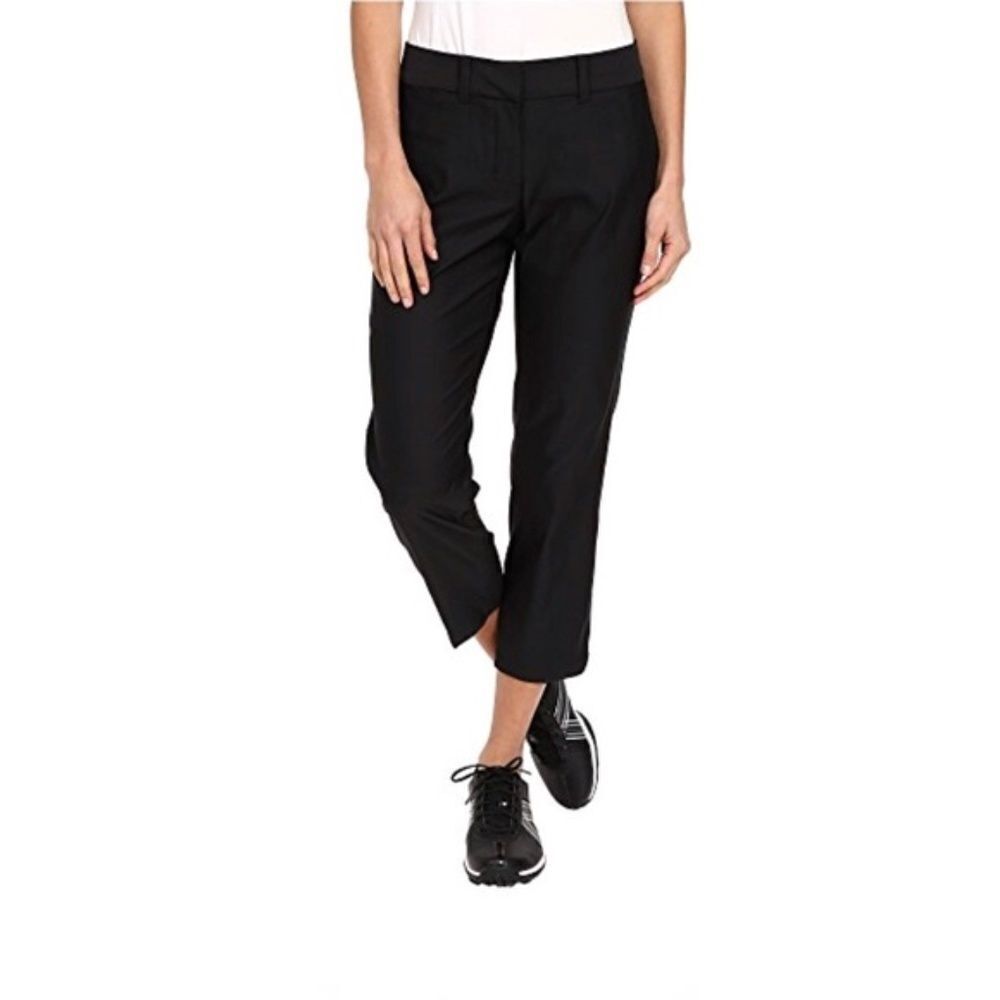 Nike Golf Black Tournament‎ Dri Fit Crop Pants Sz 4